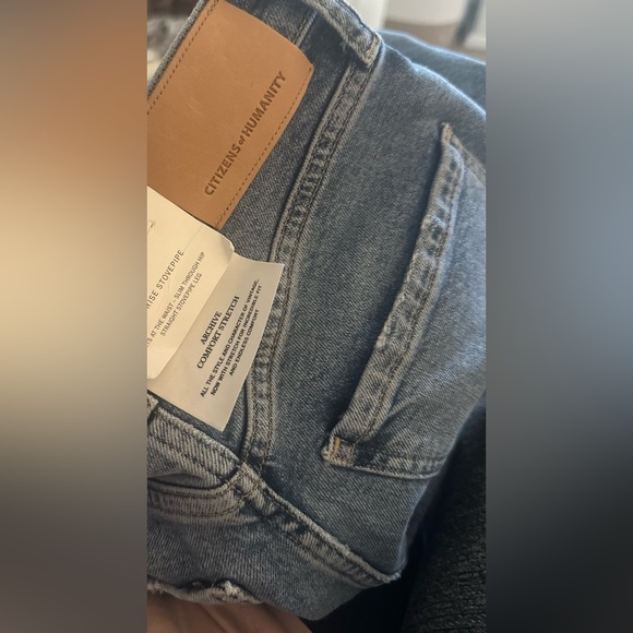 Citizens Of Humanity The Daphne High Rise Crop - Lucky Charm NWT 24 - Picture 5 of 10